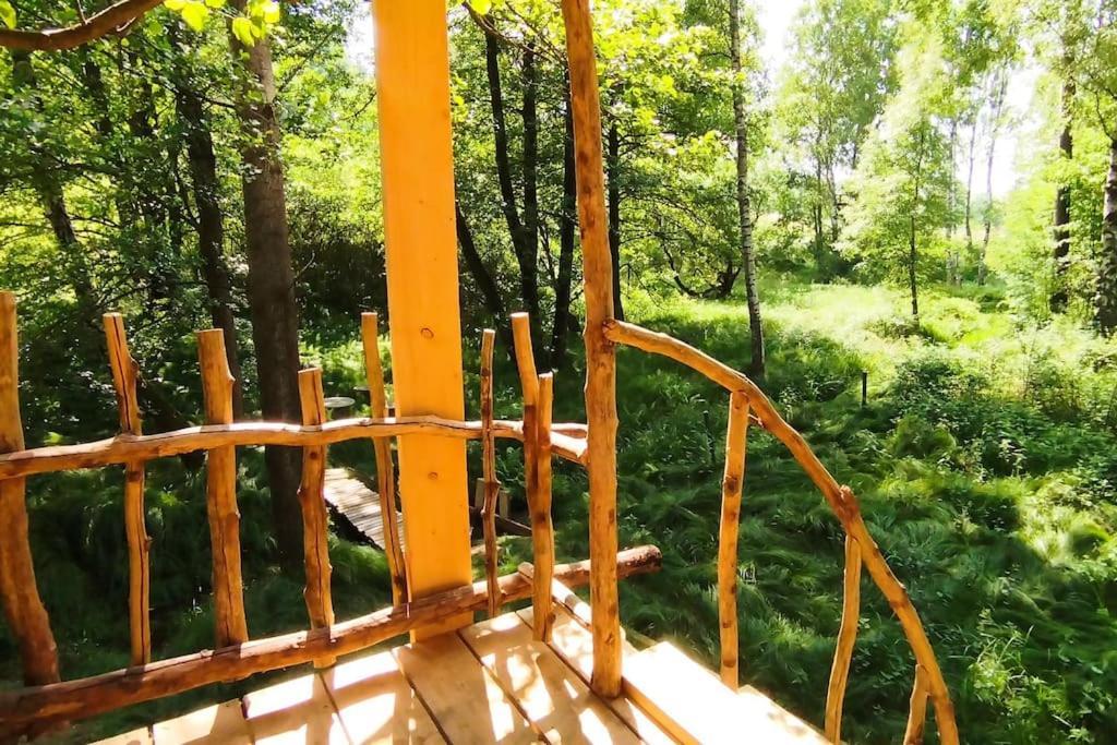 Treehouse Lea Daire Mikulášovice Dış mekan fotoğraf