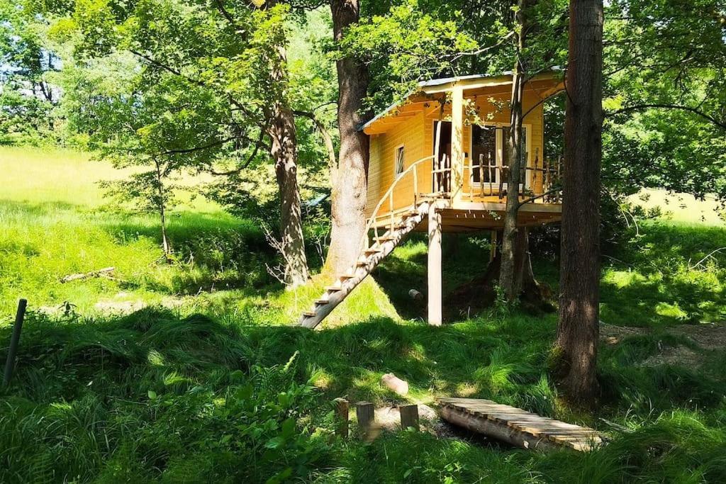 Treehouse Lea Daire Mikulášovice Dış mekan fotoğraf