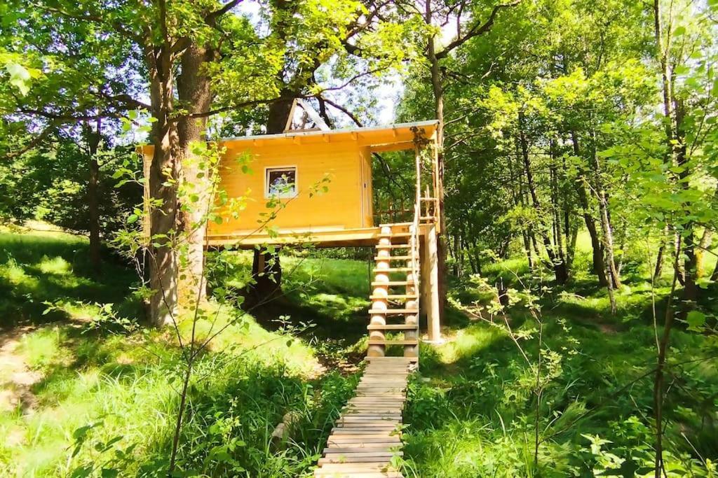 Treehouse Lea Daire Mikulášovice Dış mekan fotoğraf