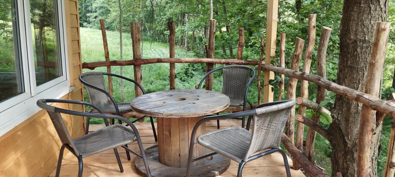 Treehouse Lea Daire Mikulášovice Dış mekan fotoğraf