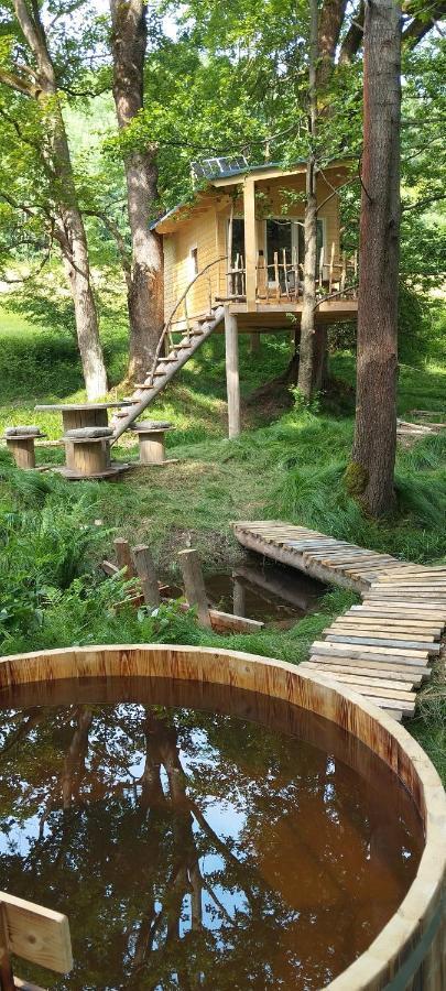 Treehouse Lea Daire Mikulášovice Dış mekan fotoğraf